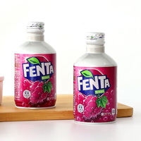 Fanta du Japon 300ml Boissons gazeuses aromatisées à la pêche blanche Boissons à l'eau gazeuse Boissons exotiques