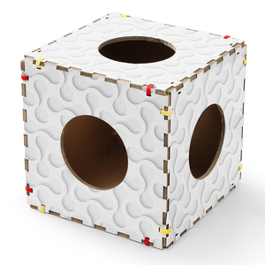 <span class=keywords><strong>Cube</strong></span> conçu en usine <span class=keywords><strong>chat</strong></span> planche à gratter maison assemblé lit ondulé avec <span class=keywords><strong>chat</strong></span> escalade caractéristiques nouveaux jouets de fournitures pour animaux de compagnie - Product Image 4