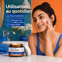 Soins du visage professionnels, apaise les irritations, améliore l'acné, soulage les rougeurs et les imperfections, crème anti-imperfections à l'acide azélaïque sans parfum