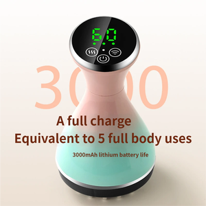 Cepillo de Masaje Meridiano Eléctrico Recargable con Función de Calentamiento, Masajeador Abdominal con Compresa Caliente para el Hogar - Product Image 2