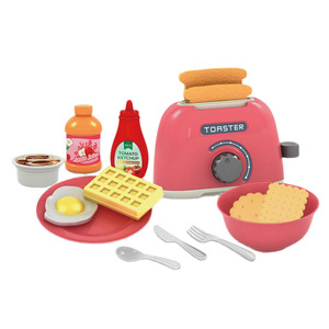 LEZA BABY Ensemble de cuisine éducatif pour enfants, jouet de simulation avec <span class=keywords><strong>grille</strong></span>-<span class=keywords><strong>pain</strong></span> et mixeur, ustensiles inclus, vente en gros à prix abordable - Product Image 1