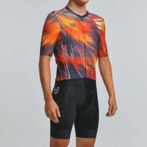 Maillot de ciclismo personalizado Pro Fit para hombre, ropa de <span class=keywords><strong>bicicleta</strong></span> de carreras de verano, fabricante al por mayor - Product Image 4