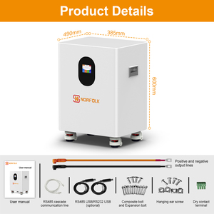 Batería de Litio Ferrofosfato Powerwall de 15Kwh y 51.2V, Baterías de Almacenamiento de Energía Lifepo4 de 48V 200Ah 280Ah 300Ah 314Ah, Gran Venta - Product Image 5