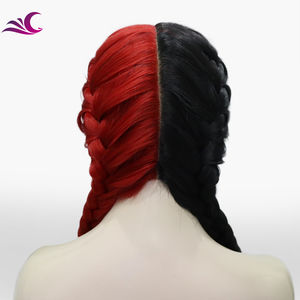 Parrucche per capelli sintetiche intrecciate di celebrità senza colla parrucca in pizzo intrecciato africano intrecciato parrucche anteriori in pizzo vendor da donna - Product Image 6