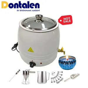 Dontalen Factory Price Discount Professional Wax Melting Machine White Candle Warmer Set for Home