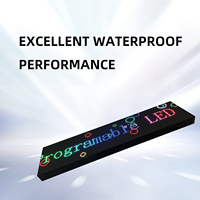 Tablero de mensajes de desplazamiento Digital LED programable a todo Color RGB, tablero de desplazamiento de pantalla, texto en ejecución, Banner LED, señalización Digital