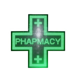Écran publicitaire double face en plastique pour pharmacie, affichage LED RGB P6 imperméable pour extérieur - Product Image 3