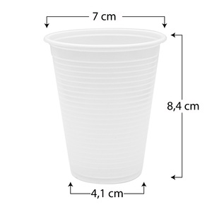 Bicchieri compostabili monouso da 3000ml da 200ml biodegradabili ecologici per tè caldo o freddo - Product Image 2
