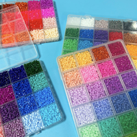264 couleurs, perles à fusionner de 2,6 mm, pack de recharge 1000 pièces/sac, perles à repasser, série couleur complète, matériaux d'artisanat DIY pour kit de perles Perler