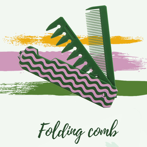 Sản Phẩm Mới 3 Trong 1 Gấp Tóc Lược Người Đàn Ông Của Râu Gấp Lược Thợ Cắt Tóc Chú Rể Xách Tay Kết Hợp Lược Biểu Tượng Tùy Chỉnh - Product Image 5