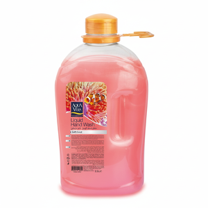 Jabón Líquido para Manos y Baño AQUAVERA, Sin SLS, Aroma a Coral Suave, Fragancia Duradera, Lavado con Agua, 2500 ml - Product Image 2
