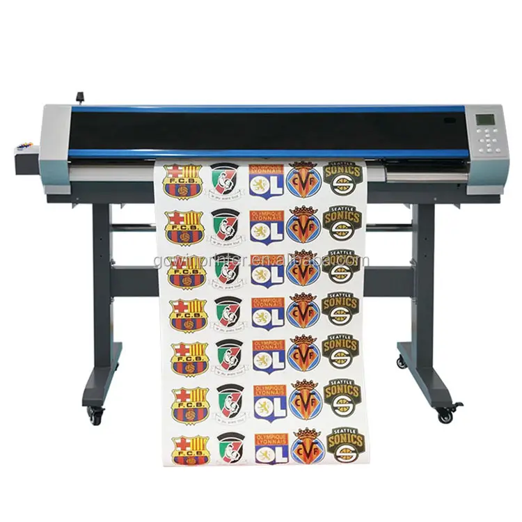 מכירת סיני מכונות pu ויניל מדבקת הדפסת ולחתוך מכונה