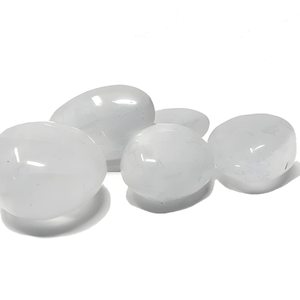 4 pietre naturali di quarzo bianco lucido con proprietà energetiche prodotti al quarzo di qualità Premium - Product Image 1
