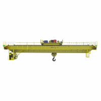 Pont roulant à double poutre de type QD sur mesure pour charges lourdes, commandé par cabine, pour les tâches de levage en atelier