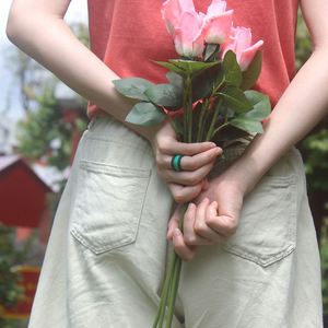 Hai Lớp Rắn vàng Silicone Chuột ròng rọc vô địch cho <span class=keywords><strong>Michigan</strong></span> Tôn Giáo phong cách Agate chandi firoza người đàn ông rêu presher COK - Product Image 5