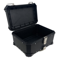 Boîte à bagages arrière pour moto en alliage d'aluminium à dégagement rapide 45L, boîte à outils universelle pour vélos électriques