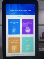 Kiosque de Services 32 Pouces pour Impression, Copie, Scan de Documents A4 avec SDK, Reconnaissance Faciale et Multi-OS, Destiné aux Administrations et Universités