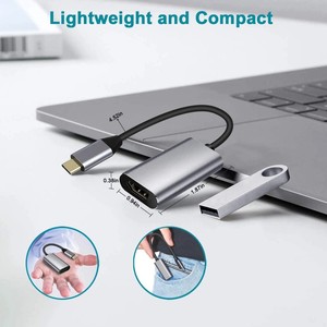 Cable adaptador compatible con USB C a HDMI tipo C 4K USB 3,1 Cable convertidor HDTV para proyector PC MacBook Pro Laptop Tablet <span class=keywords><strong>HUAWEI</strong></span> - Product Image 5