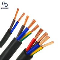 Câble électrique basse tension ZC-RVV ignifuge, âme en cuivre pur, souple, isolé en PVC, multibrins, pour construction aérienne