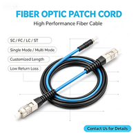 Kabel Patch Fiber Optik Single Mode G652D SC UPC ke SC UPC 1m 3m 5m 10m LSZH PVC Kabel Patch Fiber Pasokan Pabrik OEM ODM