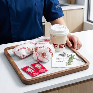 Custom Eco-Friendly Disposable Biodegradable Waterproof <b>Burger</b> Food Grade Grease Proof <b>Paper</b> <b>Wrapping</b> - Product Image 4