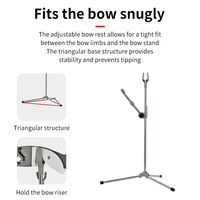 Support de tir à l'arc pliable et réglable STARCN en acier inoxydable pour entraînement et compétition en extérieur