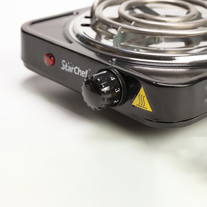 Appareil électroménager <span class=keywords><strong>de</strong></span> cuisine portable, <span class=keywords><strong>plaque</strong></span> chauffante électrique 1000 Watts, blanche - Product Image 2