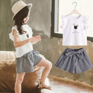 Conjuntos de Pantalones Cortos de Algodón al Estilo Inglés para Mujeres y Niñas, Venta al Por Mayor - Product Image 4