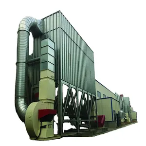 24トン電気炉用工業用パルスジェット炉フィルターバッグ集塵機