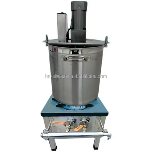 <span class=keywords><strong>Cuiseur</strong></span> à <span class=keywords><strong>soupe</strong></span> semi-automatique industriel en pâte oblique avec mélangeur - Product Image 4