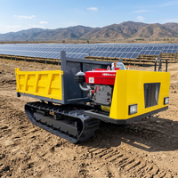 Mini-dumper sur chenilles tout-terrain diesel 3 tonnes CE Euro 5 à chargement automatique
