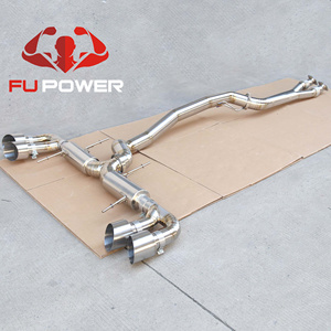 Sistema de escape Titanium R35 GTR Monster Outlaw de 4 "con kit de bajantes Gen2 - Product Image 3