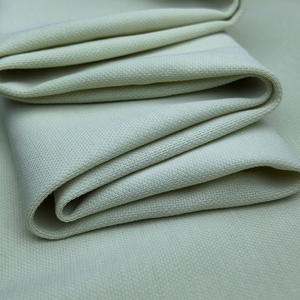 Cao Cấp 50S 225G Hai Mặt Màu Be Melange Màu Polyester Viscose Spandex Tr Dệt Căng Bánh Sandwich Scuba Vải Dresses - Product Image 4