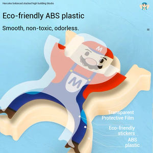 Jeu d'empilage en bois Nexus pour enfants, blocs d'équilibre colorés, jouets éducatifs, <span class=keywords><strong>dominos</strong></span>, bowling, modes de jeu multiples, finition fine - Product Image 5