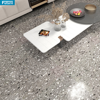 Carreau de Terrazzo gris en porcelaine rustique naturelle moderne pour restaurant balcon sol villa décoration intérieure carreaux de piscine
