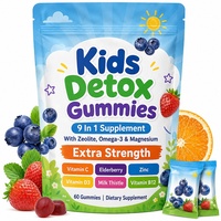 Gummies multivitaminées pour enfants certifiées GMP, saveur fruits rouges mélangés, soutien immunitaire et bien-être quotidien, marque privée