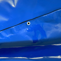 Bâche de camping robuste, imperméable, ignifuge et anti-UV, grande taille, en PVC enduit 550 g/m², idéale pour l'extérieur – Meilleure vente