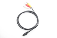 Cable Mini Din de 7 Pines a 3 RCA AV para Reproductor de DVD, Adaptador de Cable de Componente RGB