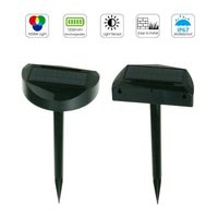Base LED pour l'extérieur Base de lampe solaire étanche RGB Garden Lights Solar Night Light Base