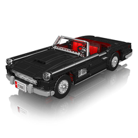 Mould King 10278, 1430 Piezas, Serie de Autos, Auto Deportivo Retro Americano, Bloques de Construcción, Modelo de Ladrillos, Juguete Educativo Técnico