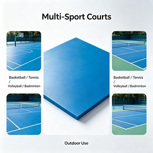 Inolp New Arrival High Stability Anti-Slip Surface 10mm Thick Silicon PU <b>Rubber</b> Sport Court <b>Spray</b> Running Track Flooring Sports - Product Image 2