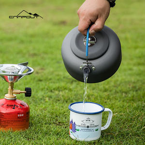 Bouilloire de camping Campout 1,0 L en aluminium, légère et portable, pour la randonnée et le trekking - Product Image 3