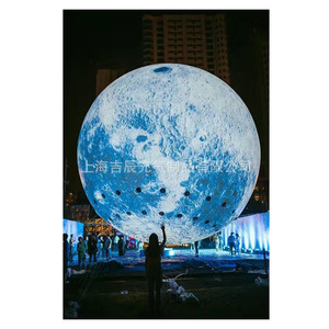 Inflatable Moon <b>Lantern</b> Outdoor Decoration <b>Large</b> Size Pvc Material For Festival - Product Image 5