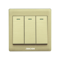 Interruptor de Luz de Pared de 3 Vías y 2 Posiciones, Serie A7K, Interruptor Eléctrico Residencial para Interiores