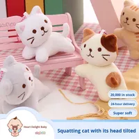 Pendentif oreiller en peluche chat tortue mignon avec rembourrage en coton PP, 31cm-50cm, cadeau pour jeunes