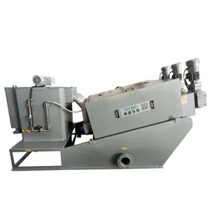 Multi-plate Sludge Dewatering Machine Screw Press Dehydrator For Wastewater Treatment