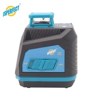 Niveau laser JSPERFECT portable, nouveau design, faisceaux croisés verts, 5 lignes