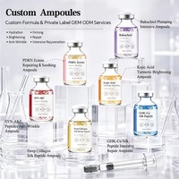 Kit d'ampoules de collagène profond pour une transformation en 28 jours avec extracteur à seringue pour un rajeunissement professionnel de la peau et un regain d'élasticité