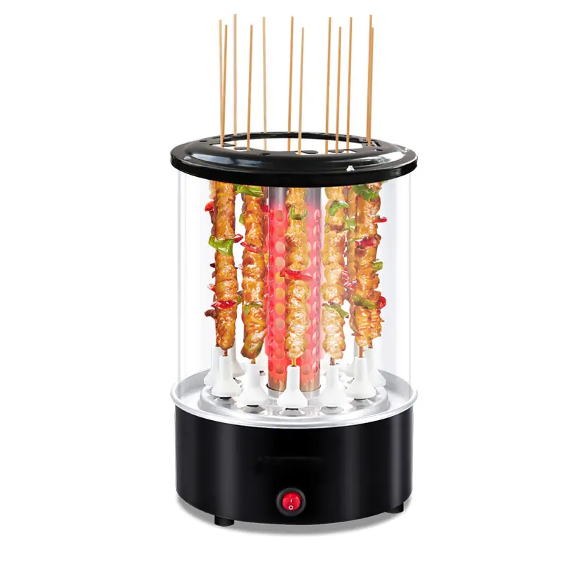 1100W High Power Small Kitchen Appliances Portable Electric Doner Kebab Barbecue Machine Smokeless bbq grill