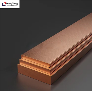 T2 Kupfers ammel schiene Kupfers tange Flaches Quadrat Kupfers tange 3 4 5 6 8 10 20 30 40 50 mm - Product Image 5